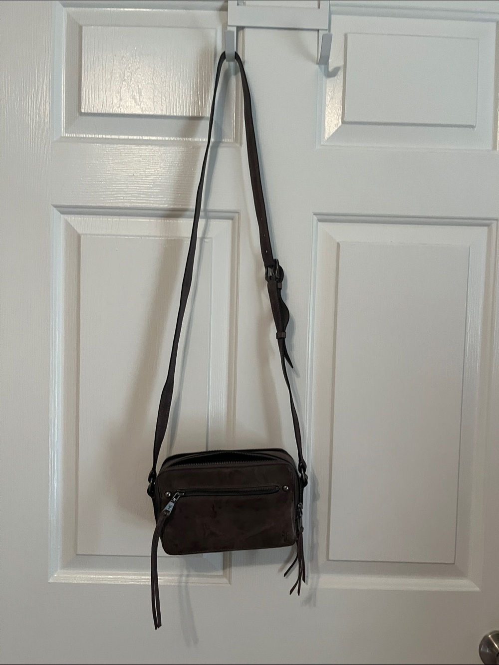 NWOT dark grey Frye Crossbody Bag